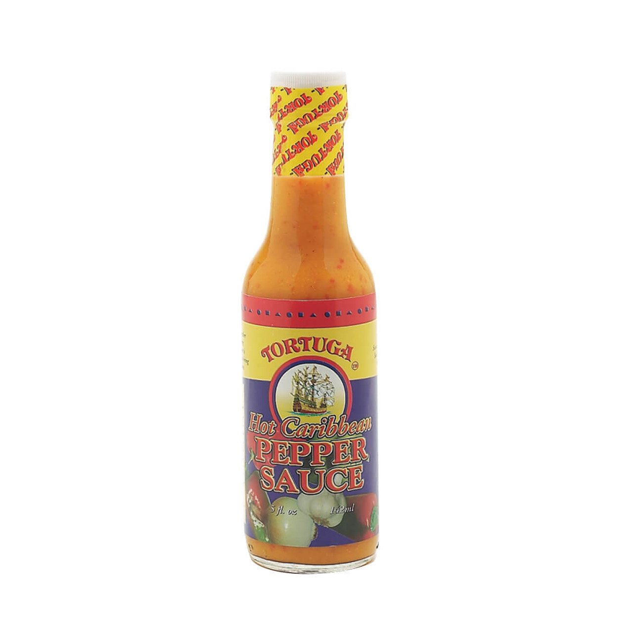 Tortuga Hot Caribbean Pepper Sauce (6 Bottles)